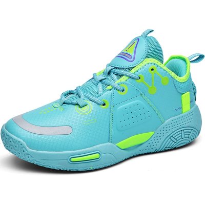 New Basketball Shoes Fashion Breathable Trend Sports Shoes Couple Youth Stadium High Elastic Cushioning Wearable Running Shoes